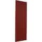 Ekena Millwork True Fit PVC Farmhouse/Flat Panel Combination Fixed Mount Shutters, Pepper Red, 12W x 42H, PR TFP101FC12X042MR - alternate 6